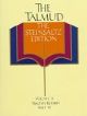 The Talmud, The Steinsaltz Edition, Volume 18: Tractate Sanhedrin Part IV 